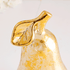 Фигура Груша 15 см золотые блики керамика