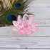 Лотос хрустальный 9 см розовый в подарочной коробке