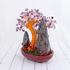 Дерево счастья Аметист фиолетовый 17х26 см натуральный камень