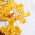 Дерево денежное Цитрин 15 см в золотом мешке натуральный камень