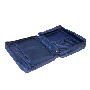 Сумочка несессер для хранения 23х18 синяя ткань