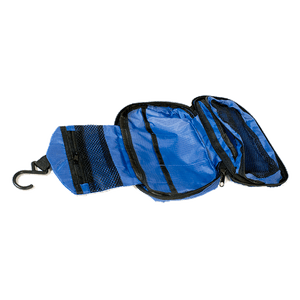 Косметичка Несессер с крючком 20х12 см синяя