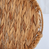 Поднос плетеный круглый 30 см водный гиацинт