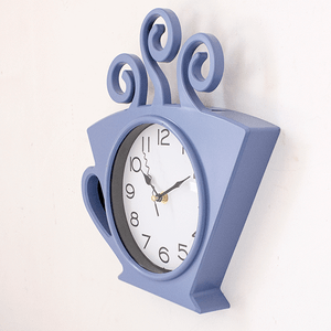 Часы настенные Чашка 29х30 см лазурно - синие