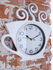 Часы настенные Чашка 29х30 см белые