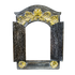 Рама для зеркала со створками 50х70 см inside 26х41 см резьба черный потертый с золотом