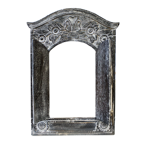 Рама для зеркала со створками 50х70 (26х41) см резьба черный потертый