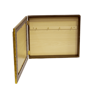 Ключница 4 крючка 30х25 см Рим Колизей под бронзу