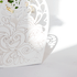 Кашпо Сердце 15х15х9 см флористическая роспись белое