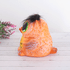Копилка Сова 16 см оранжевая