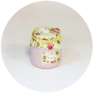 Свеча ароматическая в баночке 7 см Роза розовая