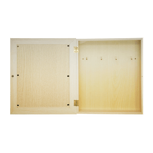 Ключница 4 крючка 24х29 см Натюрморт под бронзу