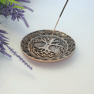 Подставка для благовоний Древо Жизни 10 см под медь