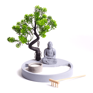 Сад Дзен Будда Бонсай 20х20х18 см Медитация со свечой