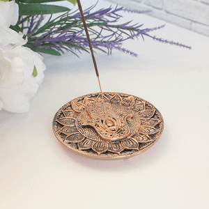 Подставка для благовоний Амулет Хамса 10 см под медь