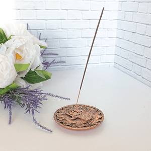 Подставка для благовоний Амулет Хамса 10 см под медь