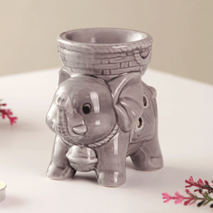 Аромалампа Слоник 10х9 см серый