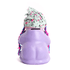 Копилка Домовая 22 см с косами цветная фиолетовое платье