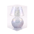 Подсвечник Лампа Тет-а-тет со свечой 18 см фиолетовый голографик