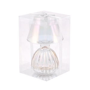 Подсвечник Лампа Тет-а-тет 15 см фиолетовый голографик