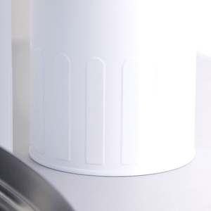 Банки Сканди для хранения Набор 3 шт по 1 л белые с серой крышкой