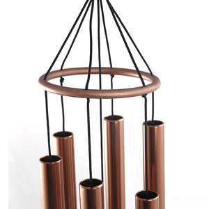 Музыка ветра 6 труб 100 см медь