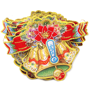 Гирлянда растяжка новогодняя Колокольчики 264 см объемная