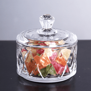 Икорница с крышкой 90 мл рельефная прозрачная