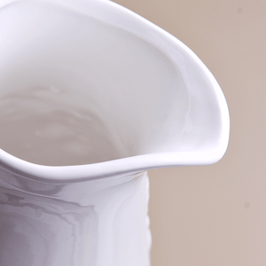 Ваза Кувшин Флер 17х23 см белая