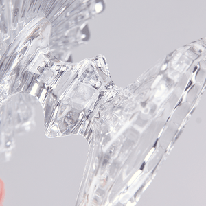 Блюдо на ножке Астра 18,5х8 см рельефное стекло