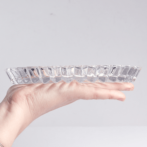 Блюдо плоское Астра Набор 2 шт 18 см рельефное стекло