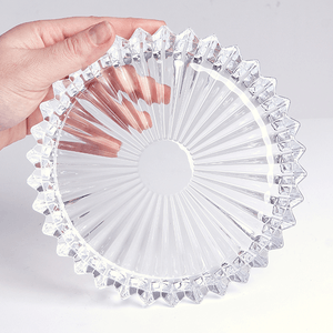 Блюдо плоское Астра Набор 2 шт 18 см рельефное стекло