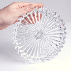 Блюдо плоское Астра Набор 2 шт 18 см рельефное стекло