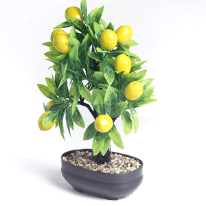 Искусственное растение Лимон 20х27 см овальный горшок