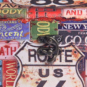 Шкатулка Кейс 20х12х14 см ретро цветная