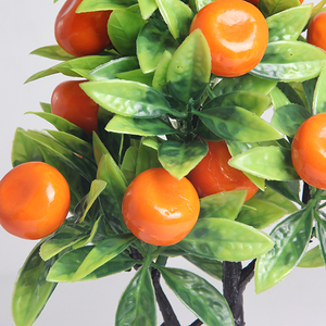 Искусственное растение Мандарин 25 см овальный горшок