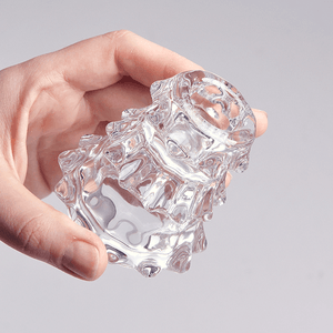 Подсвечник Елочка 7,5 см прозрачный