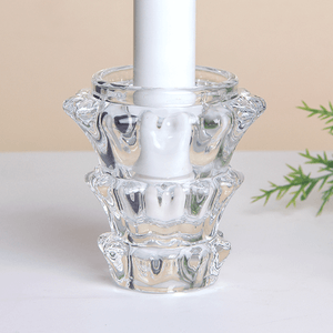 Подсвечник Елочка 7,5 см прозрачный