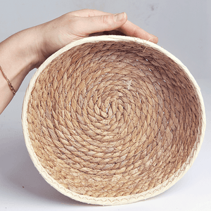 Корзинка мягкая для хранения 22х7 см водный гиацинт