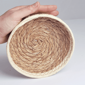 Корзинка мягкая для хранения 17х5 см водный гиацинт