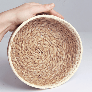 Корзинка мягкая для хранения 20х6 см водный гиацинт