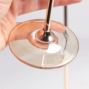 Подсвечник Набор 3 шт Делия 28 23 19 см цветное стекло золотоые ножки