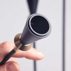 Подсвечник Набор 3 шт Прима 35 30 25 см черные с золотом