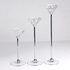 Подсвечник Набор 3 шт Жасмин 26 21 16 см серебряные ножки