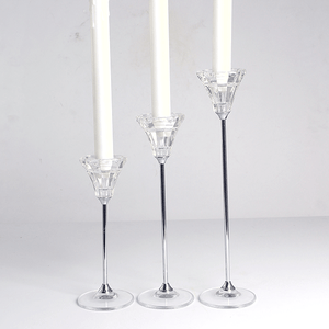 Подсвечник Набор 3 шт Делия 28 23 19 см серебряные ножки