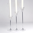 Подсвечник Набор 3 шт Делия 28 23 19 см серебряные ножки