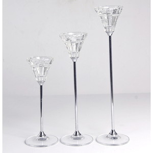 Подсвечник Набор 3 шт Делия 28 23 19 см серебряные ножки