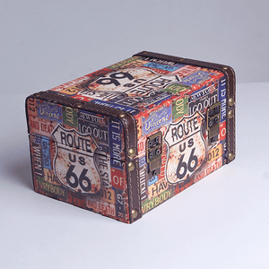 Шкатулка Кейс 17х10х11 см ретро цветная