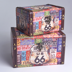 Шкатулка Кейс 17х10х11 см ретро цветная