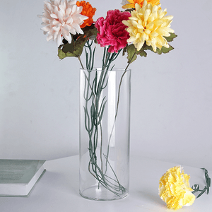 Ваза Симпл 24 см гладкая прозрачная